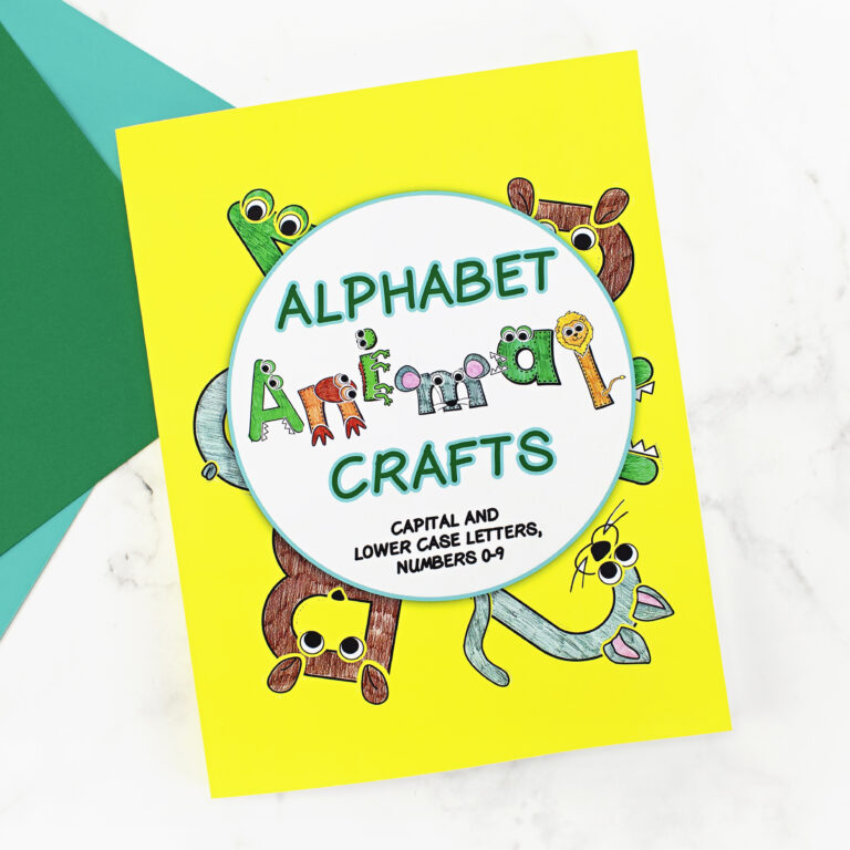 Alphabet Animal craft book for each letter