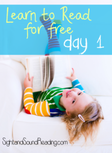 Learn to read free! Day 1 of a 120 day video series -explicit teaching with free worksheets included!