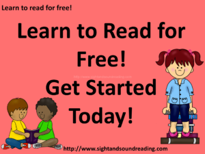 Learn to read for free! Get started today! Visit https://www.sightandsoundreading.com///newsite #learntoread #free #homeschool #specialneeds