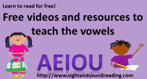 Teach Phonics!  Visit https://www.sightandsoundreading.com