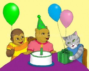 Bear is having a birthday party: Dolch word list, teaching aides, tutor for reading, reading practice, phonics, phonics activities, flashcards, how to teach sight words to struggling readers, free reading tutor, practice reading, 