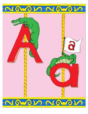 alphabet-for-kids-01 Alphabet for Kids: Cute Carousel Alphabet
