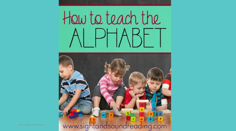 How to Teach the Alphabet