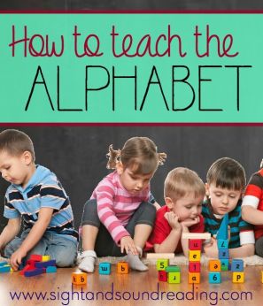 how to teach the alphabet How to teach the alphabet- great thoughts from a kindergarten teacher.