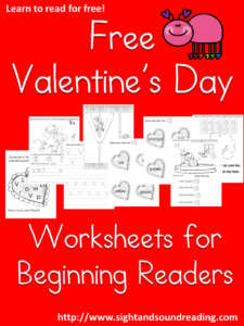 Free Valentine's Day Worksheets for Kids- 9 worksheets great for kindergarten or preschool!