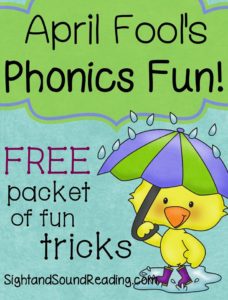 Free April Fools Day worksheet fun. 