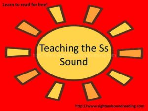 Teaching the Ss sound