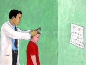 Boy at the eye doctor: teaching letter sounds, teaching, phonics, sight word reading tutor, education, phonics reading instruction, kindergarten, phonics videos,