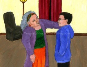 Grandmother hugging boy: remedial reading instruction, homeschool curriculum for reading, phonics lessons, learning learn to read for free online, literacy, phonics online practice, teaching aids,