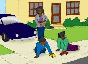 children playing with cars: abc, learning aids, children's education, free, phonics activities, reading skills ladders, phonics program for struggling readers, interactive books, Help your child to read in 15 minutes/day, children,