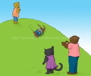 Bear and rabbit rolling down the hill: reading readiness test, how to teach phonics to struggling readers, phonemic awareness, education, educators, phonics, tutor for reading, reading, teaching aids, learning to read, phonics activities, ABC, reading techniques,