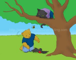 Bear caring for bird: explicit phonics instruction, educational games, teaching sight words to struggling readers, reading readiness skills, learning games, interactive books, letter sounds,