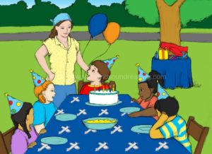 children at a birthday party: home school, reading programs, reading, educational software, kindergarten, phonics websites, first grade, how to teach phonics to struggling readers,