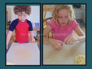 Noodle Letters and Cream Sauce. - Fun activity to help reinforce letters and Sight Words. More beginning reading resources can be found at https://www.sightandsoundreading.com///newsite #kindergarten #homeschool #strugglingreader