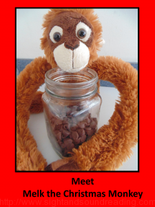 Melk the Christmas Monkey is a great way to teach children about God this holiday season.