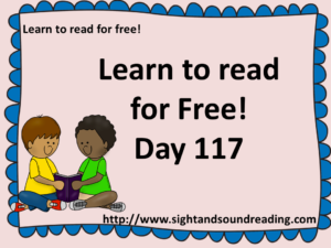 Learn to read for free! https://www.sightandsoundreading.com