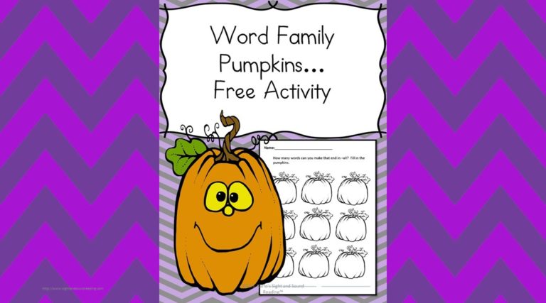 Halloween Word Family Fun