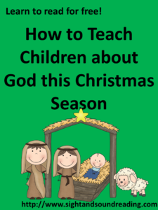 How to teach your child about God this Christmas.