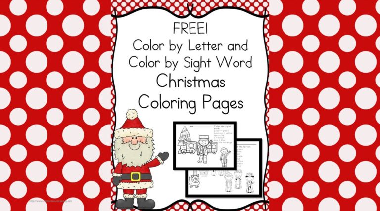 Worksheets for Kids:  Christmas coloring