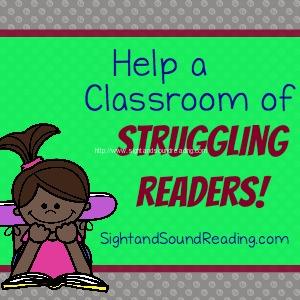 Help a classroom of struggling readers learn to read better.