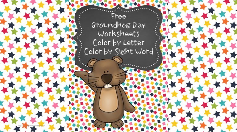 Free Groundhog Day Coloring Pages