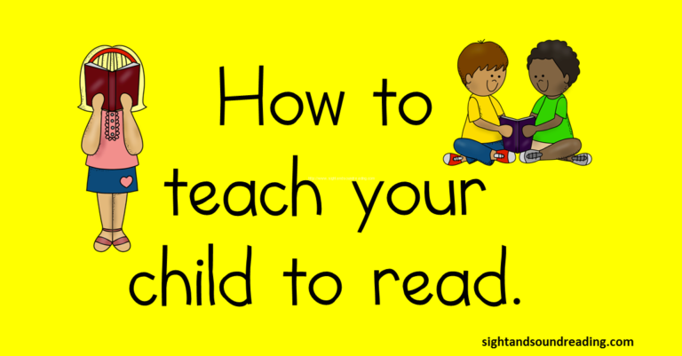 How to help your child learn to read