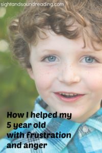 Preschool Behavior Managment: How I helped my five year old son with anger and frusration