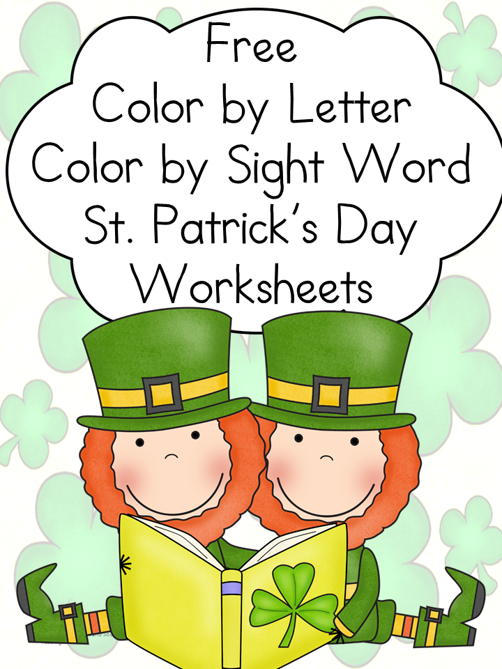 Free Printable Kindergarten St Patrick S Day Worksheets