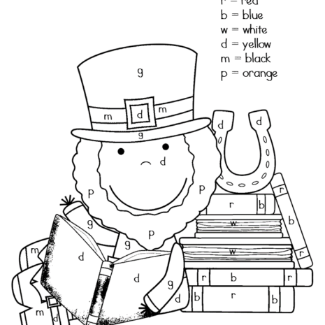 Free St. Patrick's Day Worksheets -great for kindergarten or preschool: Color by letter and color by sight word