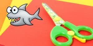 How to teach a child to hold a scissors - The friendly shark trick!