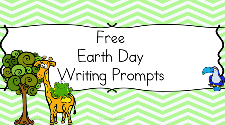 Free Earth Day Writing Prompts – Differentiated 4 ways!