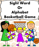 Basketball Sight Word Game/Basketball Alphabet Game