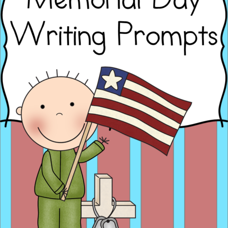 Memorial Day Writing Prompts: Great for Kindergarten or First Grade