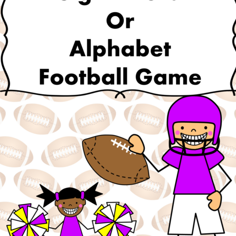 Football Sight Word Game/Football Alphabet Game