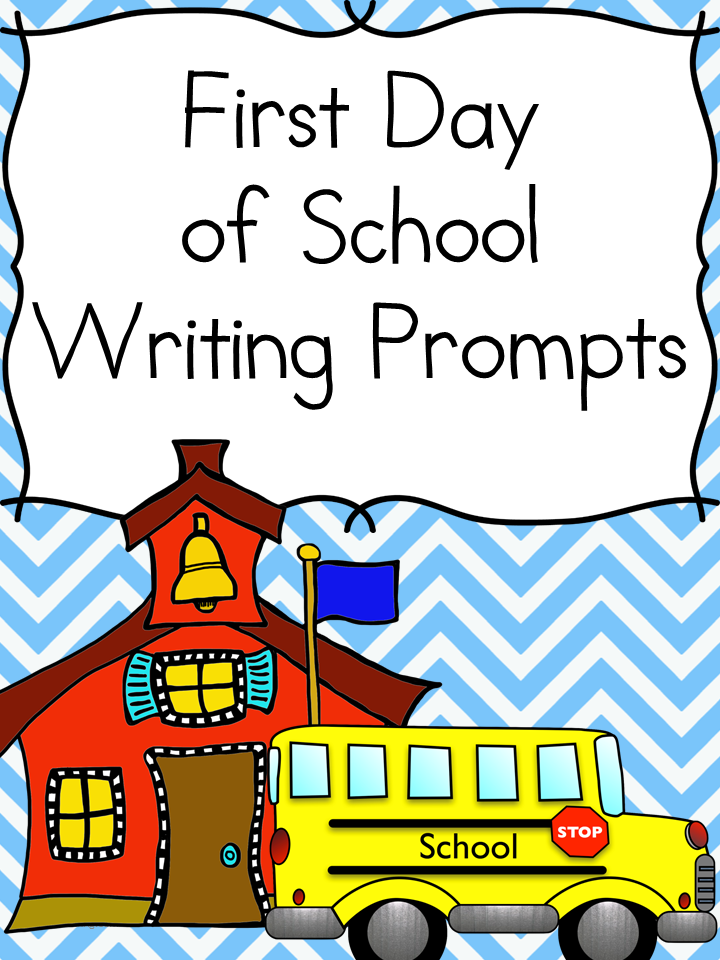 Back to School Writing Prompts for Kindergarten, First or Second Grade