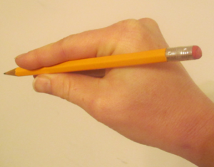 Proper way to hold a pencil