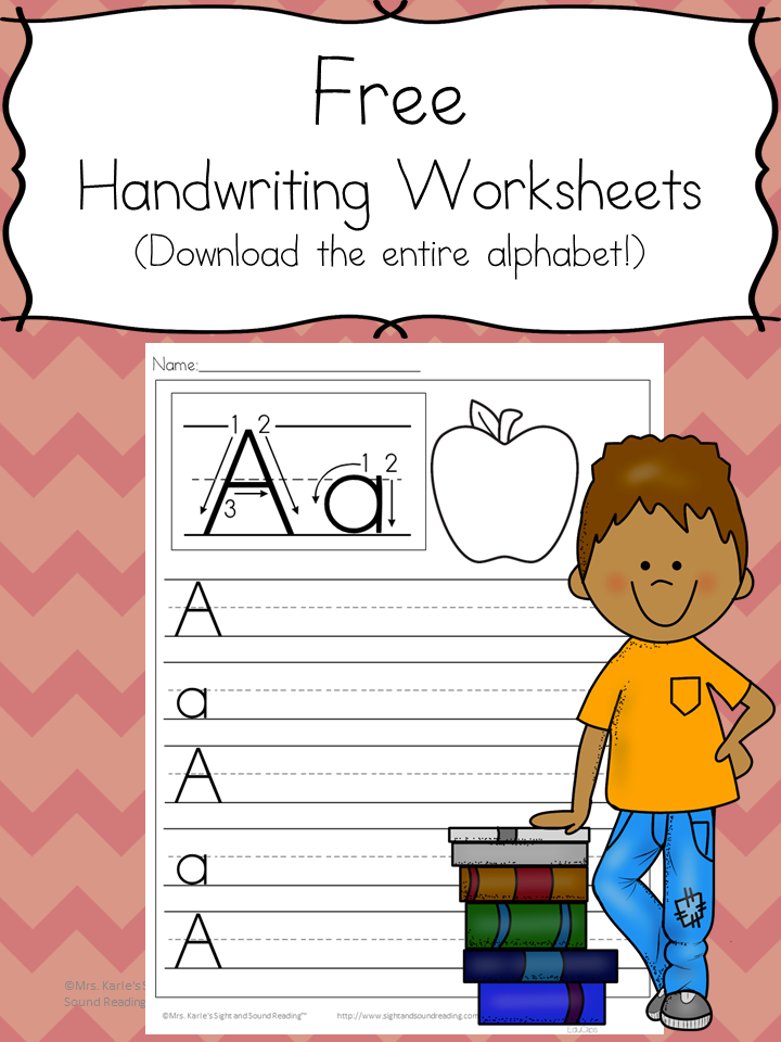 Free Handwriting Printables For Preschoolers