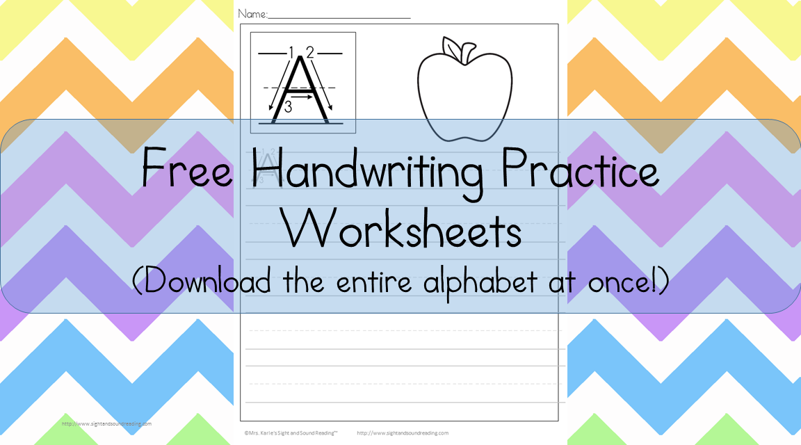 preschool handwriting worksheets free practice pages