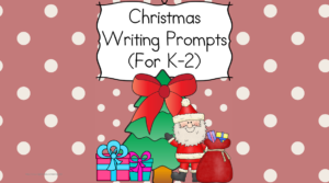Christmas Writing Prompts - Modified to work for Kindergarten through 2nd grade, this 60+ page packet will have your students thinking and writing about Christmas.