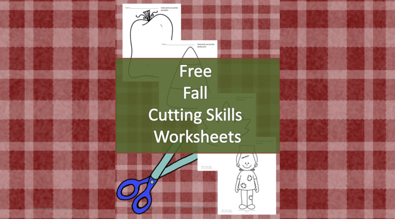 Fall Cutting Skills Printables