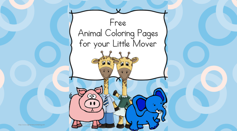 Animal Coloring Pages for Little Movers