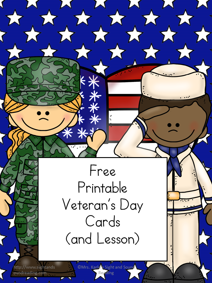 Printable veterans day cards
