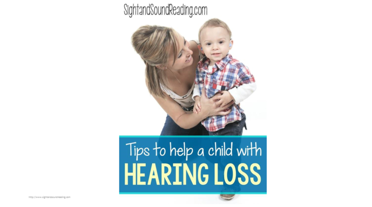 Teaching a child with Hearing Loss