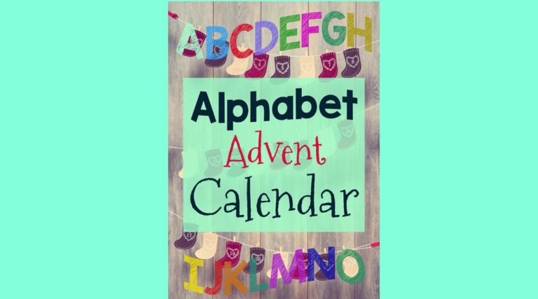 Printable Alphabet Advent Calendar