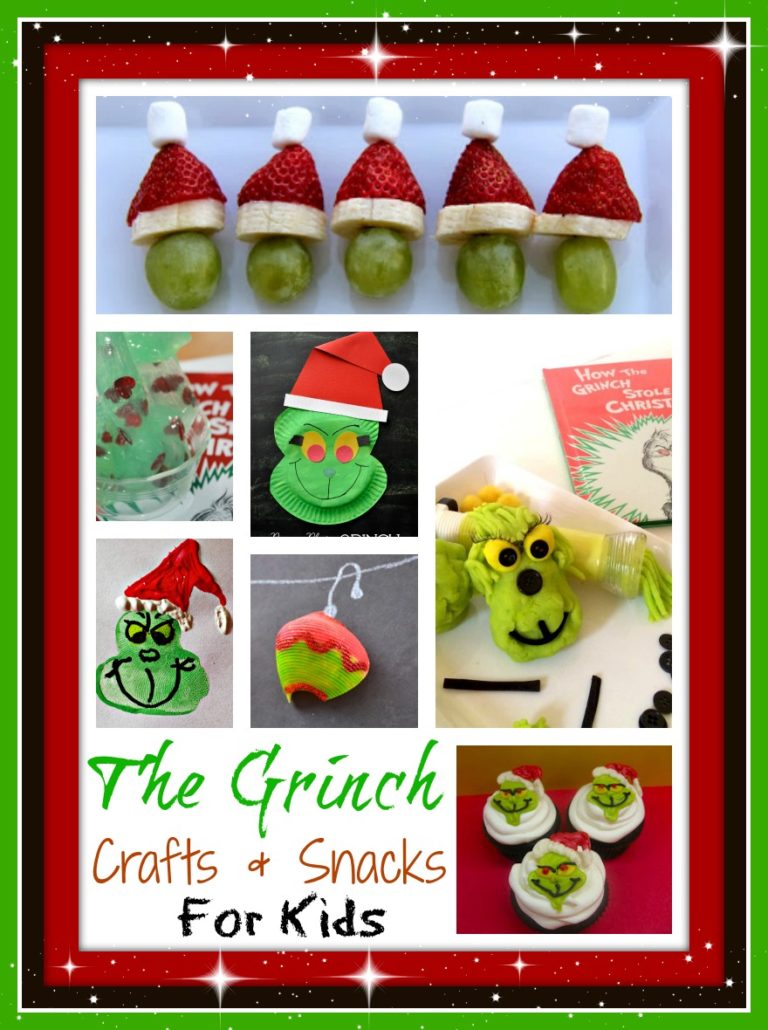 Grinch Crafts and Snacks