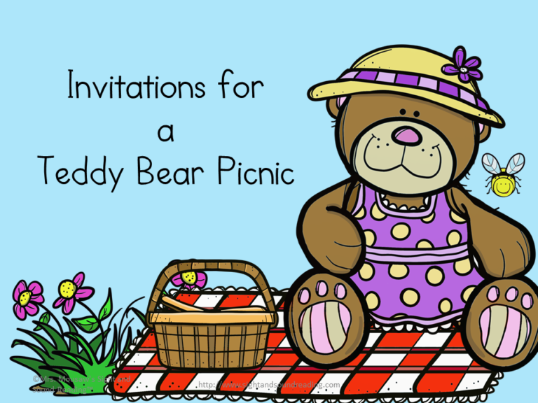 Teddy Bear Picnic Invitations
