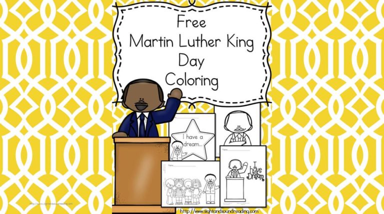 Martin Luther King Day Coloring