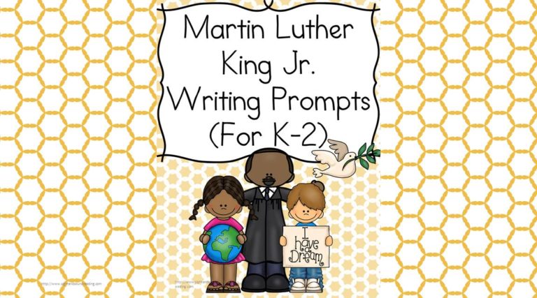 Martin Luther King Day Writing Prompts
