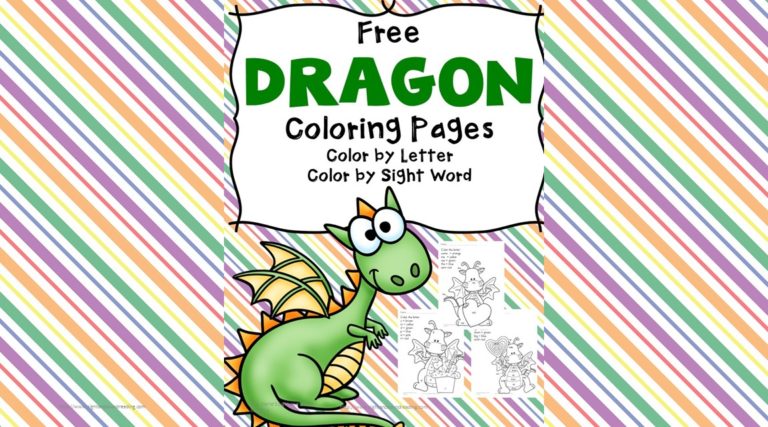 Free Printable Dragon Coloring Pages