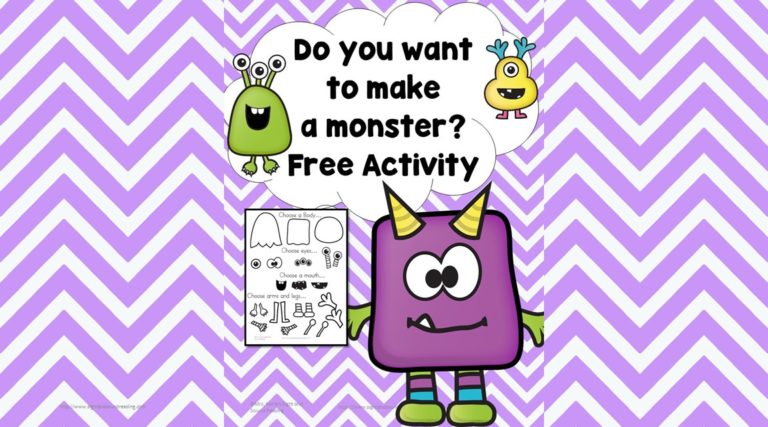 Early Learning Activity:  Make a Monster